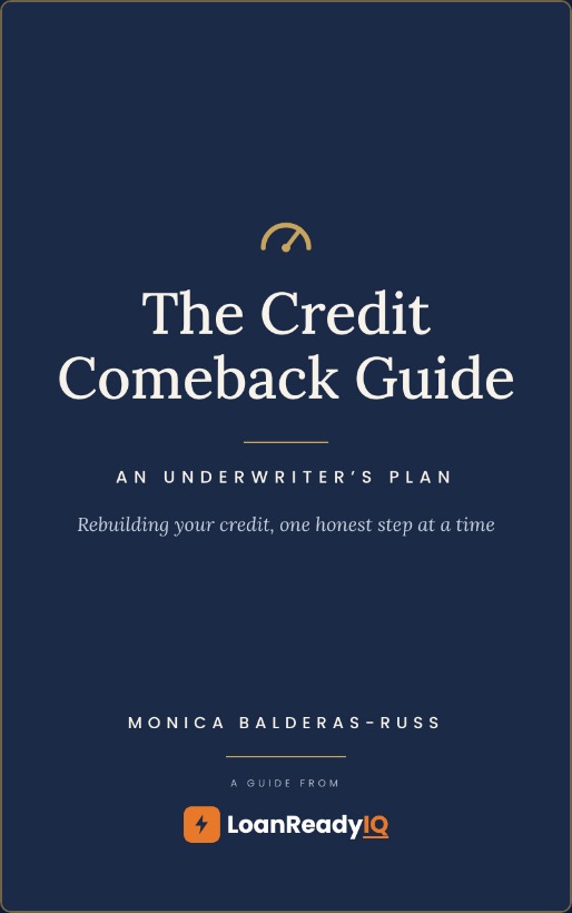 The Credit Comeback Guide book cover by Monica Balderas-Russ